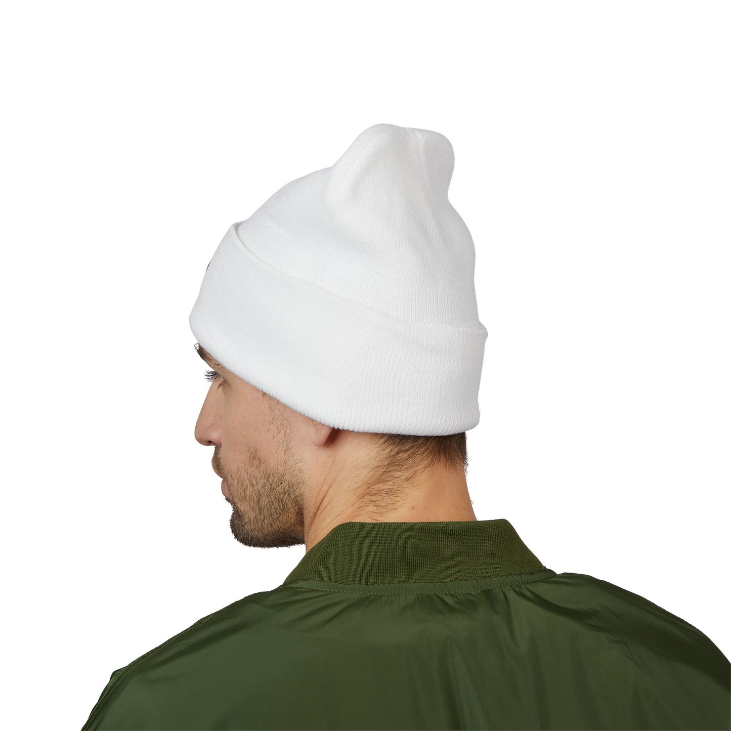 Embroidery Classic Cuffed Beanie, Stylish Winter Hat, Cozy Beanie for Fashion Lovers, Great Gift for Holidays, Casual Everyday Wear