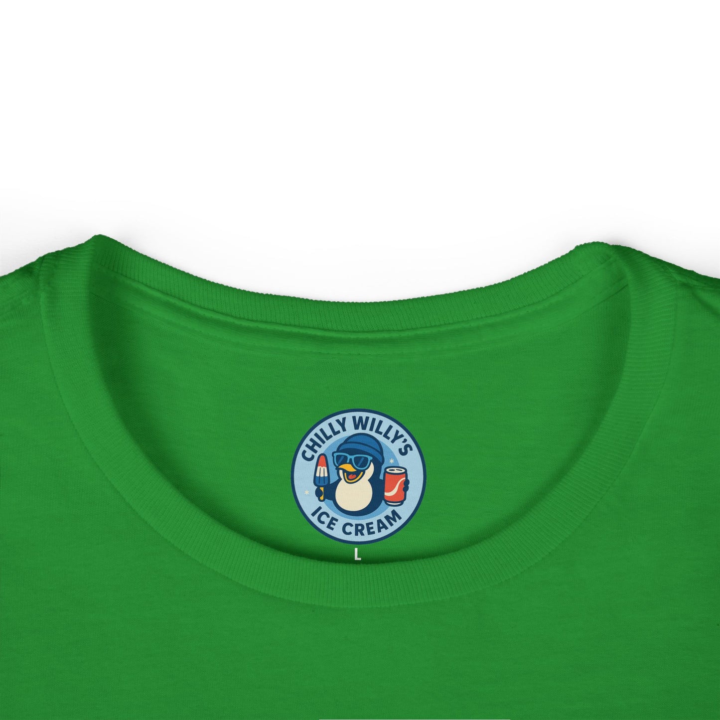 Chilly Willy's Ice Cream Tee, Fun Summer Shirt, Cute Casual Top, Gift for Ice Cream Lovers, Beach Day Style, Perfect for Parties