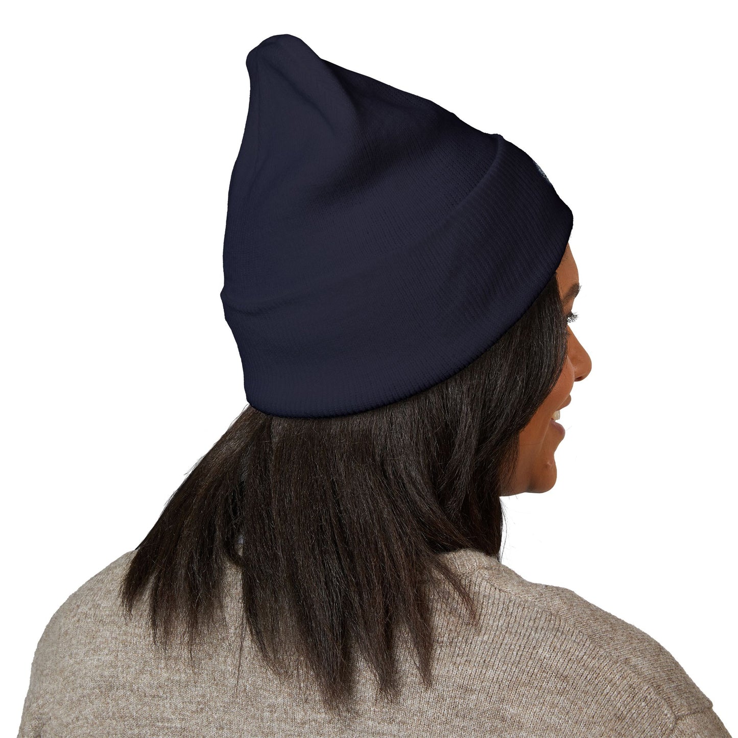 Embroidery Classic Cuffed Beanie, Stylish Winter Hat, Cozy Beanie for Fashion Lovers, Great Gift for Holidays, Casual Everyday Wear