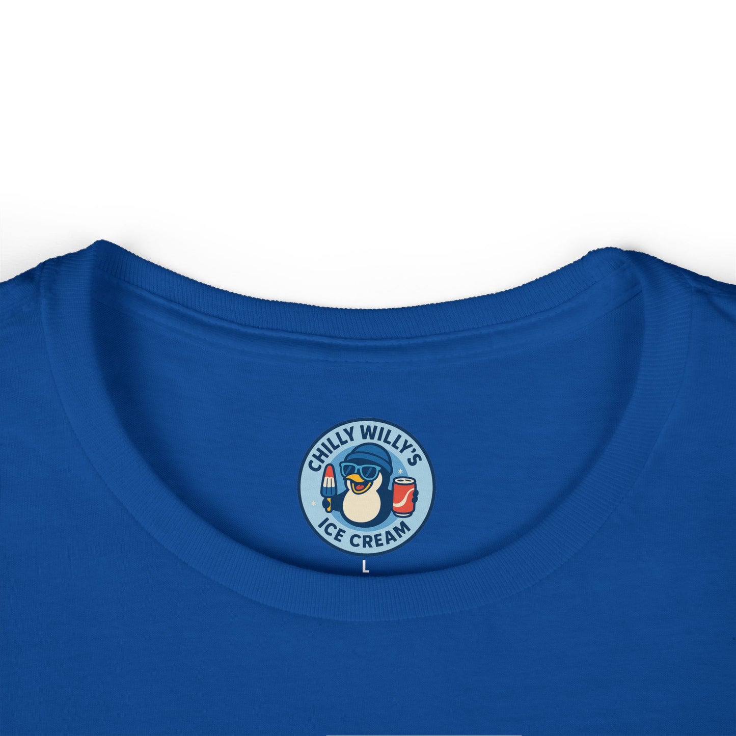 Chilly Willy's Ice Cream Tee, Fun Summer Shirt, Cute Casual Top, Gift for Ice Cream Lovers, Beach Day Style, Perfect for Parties