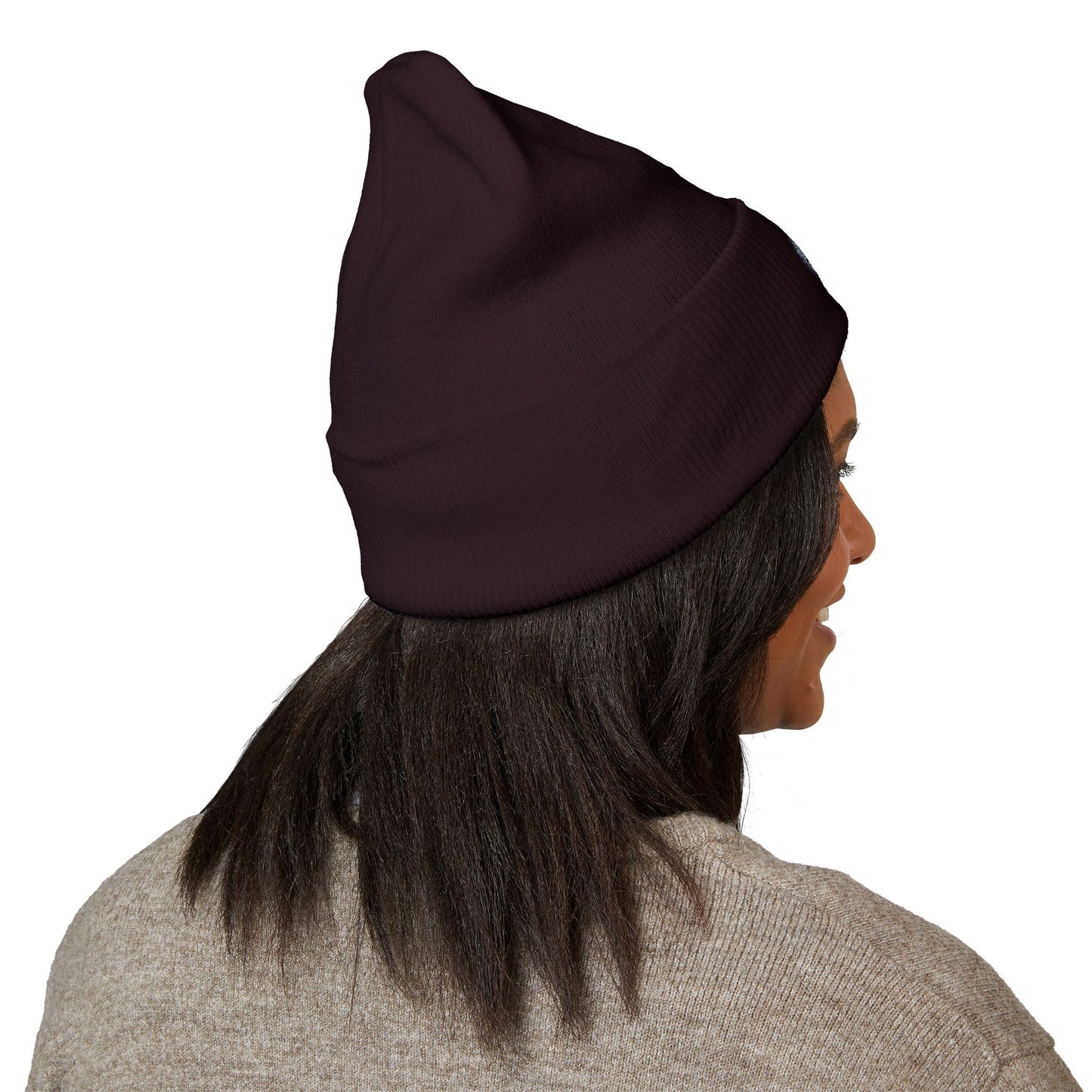 Embroidery Classic Cuffed Beanie, Stylish Winter Hat, Cozy Beanie for Fashion Lovers, Great Gift for Holidays, Casual Everyday Wear
