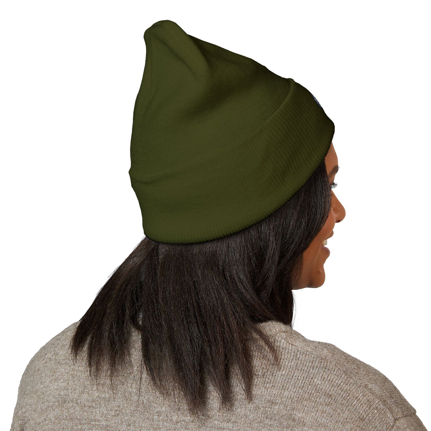 Embroidery Classic Cuffed Beanie, Stylish Winter Hat, Cozy Beanie for Fashion Lovers, Great Gift for Holidays, Casual Everyday Wear