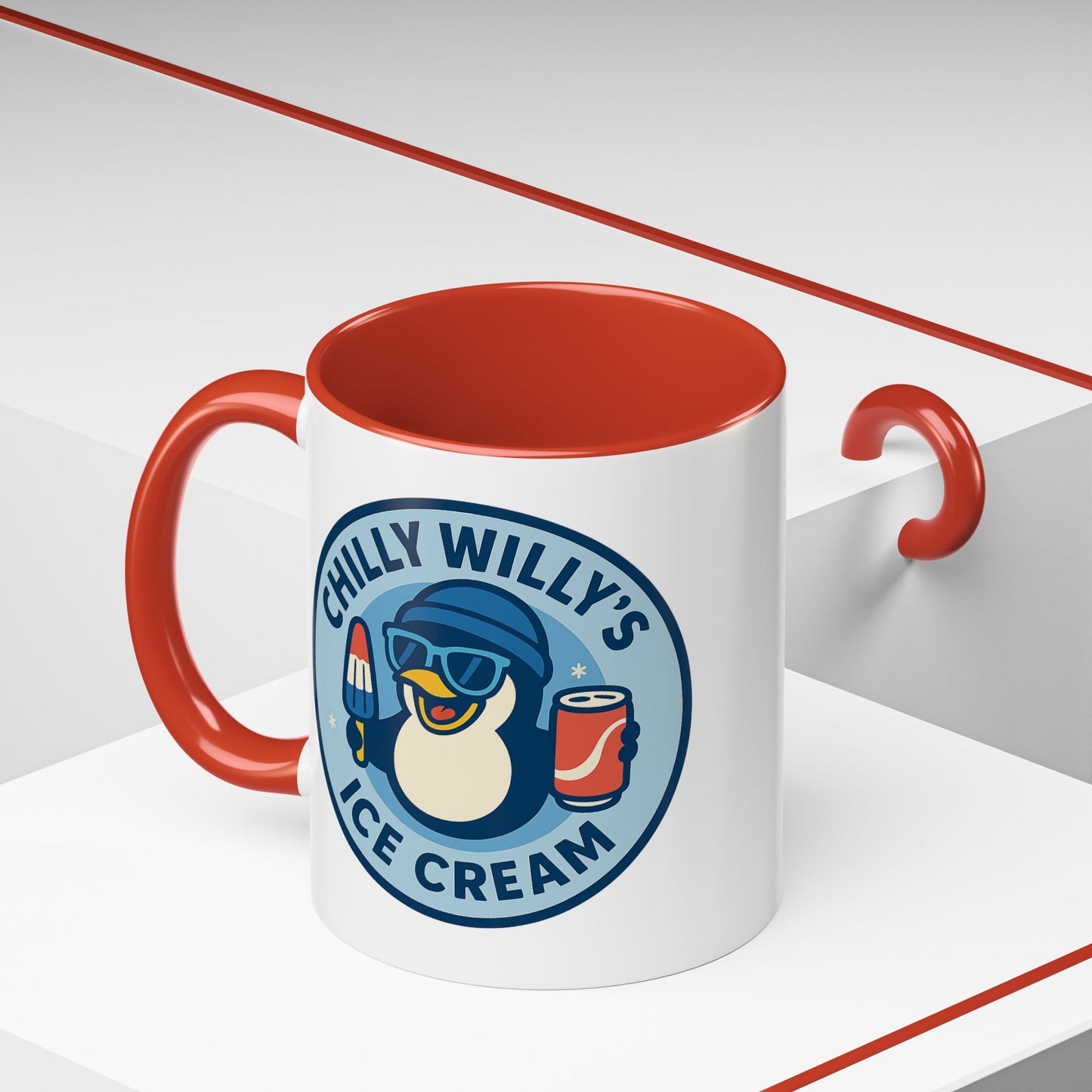 Chilly Willy's Ice Cream Mug - Fun Penguin Design for Ice Cream Lovers, Coffee Lovers Gift, Cute Kitchen Decor, Birthday Present, [...]
