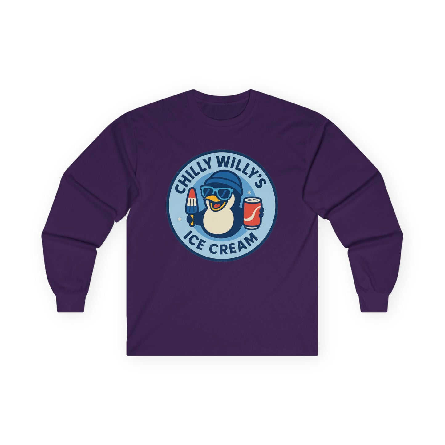 Chilly Willy's Ice Cream Long Sleeve Tee, Fun Summer Apparel, Unisex Ice Cream Shirt, Casual Wear, Gift for Ice Cream Lovers, Cute [...]