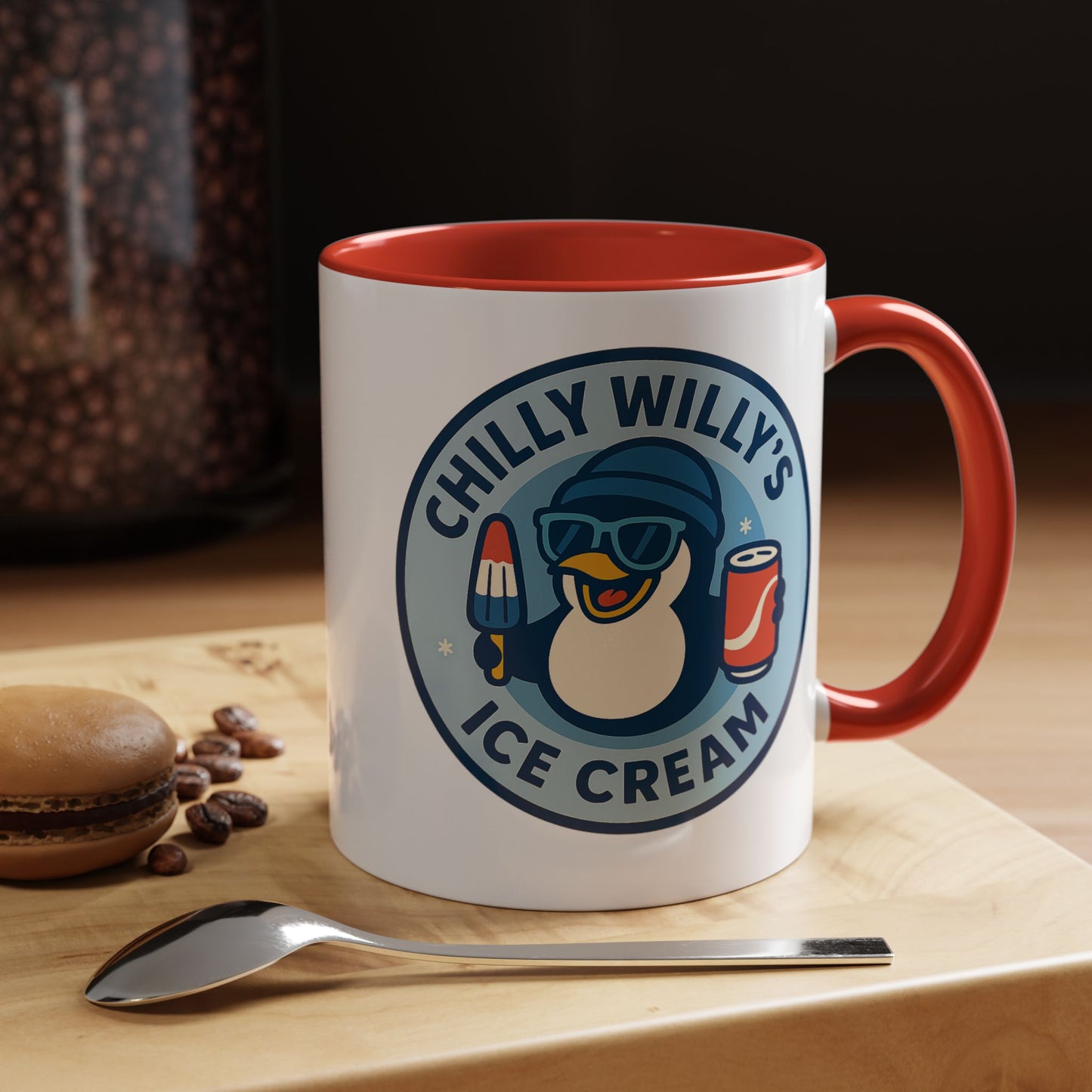 Chilly Willy's Ice Cream Mug - Fun Penguin Design for Ice Cream Lovers, Coffee Lovers Gift, Cute Kitchen Decor, Birthday Present, [...]